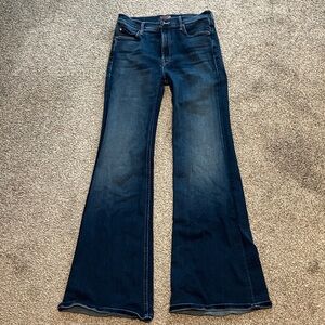 MOTHER THE DOOZY UNCHARTED WATERS WOMEN’S HIGH RISE FLARE JEANS